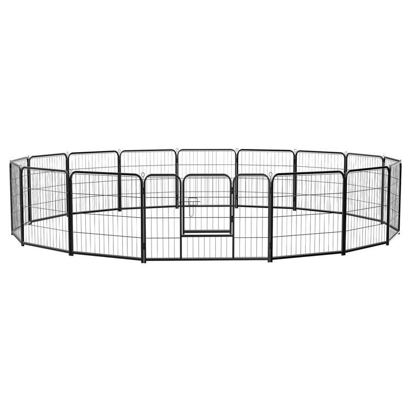 View of Smugdesk.com 16 Panel Heavy Duty Dog Exercise Pen & Reviews | Wayfair